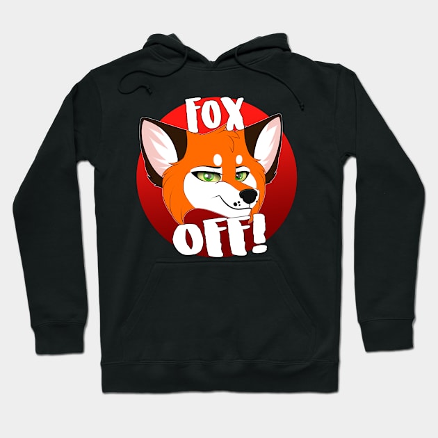 Fox Off! Hoodie by xBlueAshes